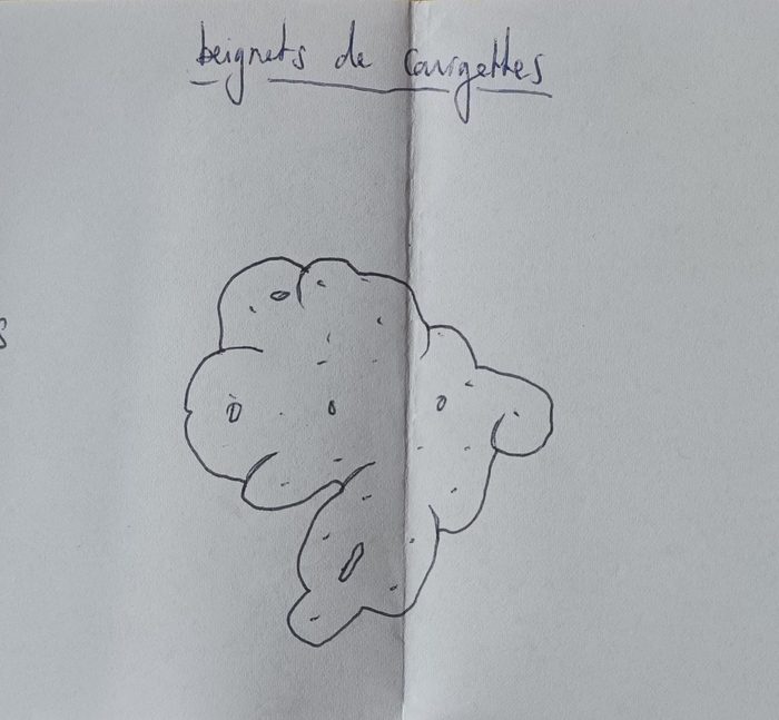 Beignet de courgette
