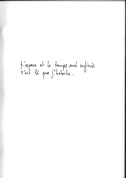 Habiter l'infini