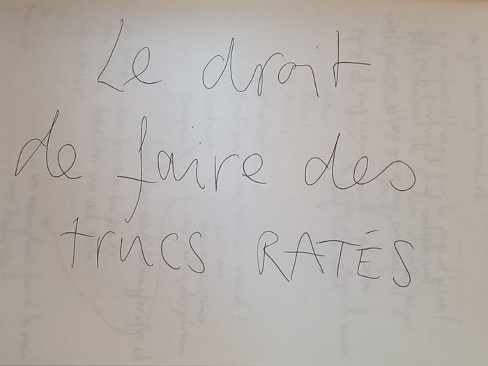 Les trucs ratés