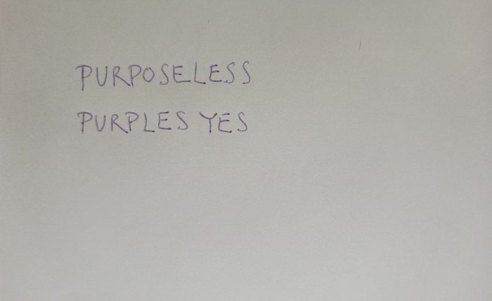 Purposeless