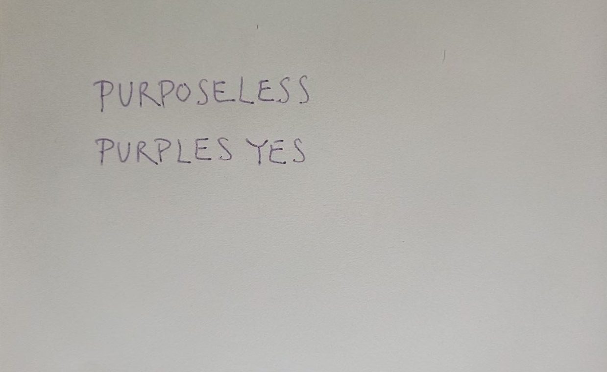 Purposeless